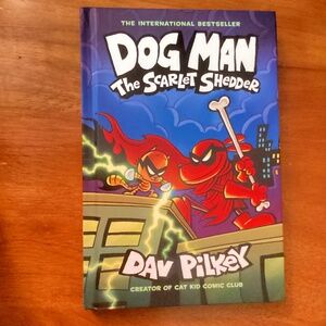 Dog man book single- the scarlet shredder